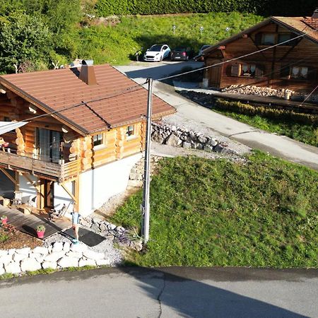 Chalet Anzac Chalet 5 Etoiles En Rondins Tout Neuf Unique Dans Les Aravis Les Villards-sur-Thônes Exteriér fotografie