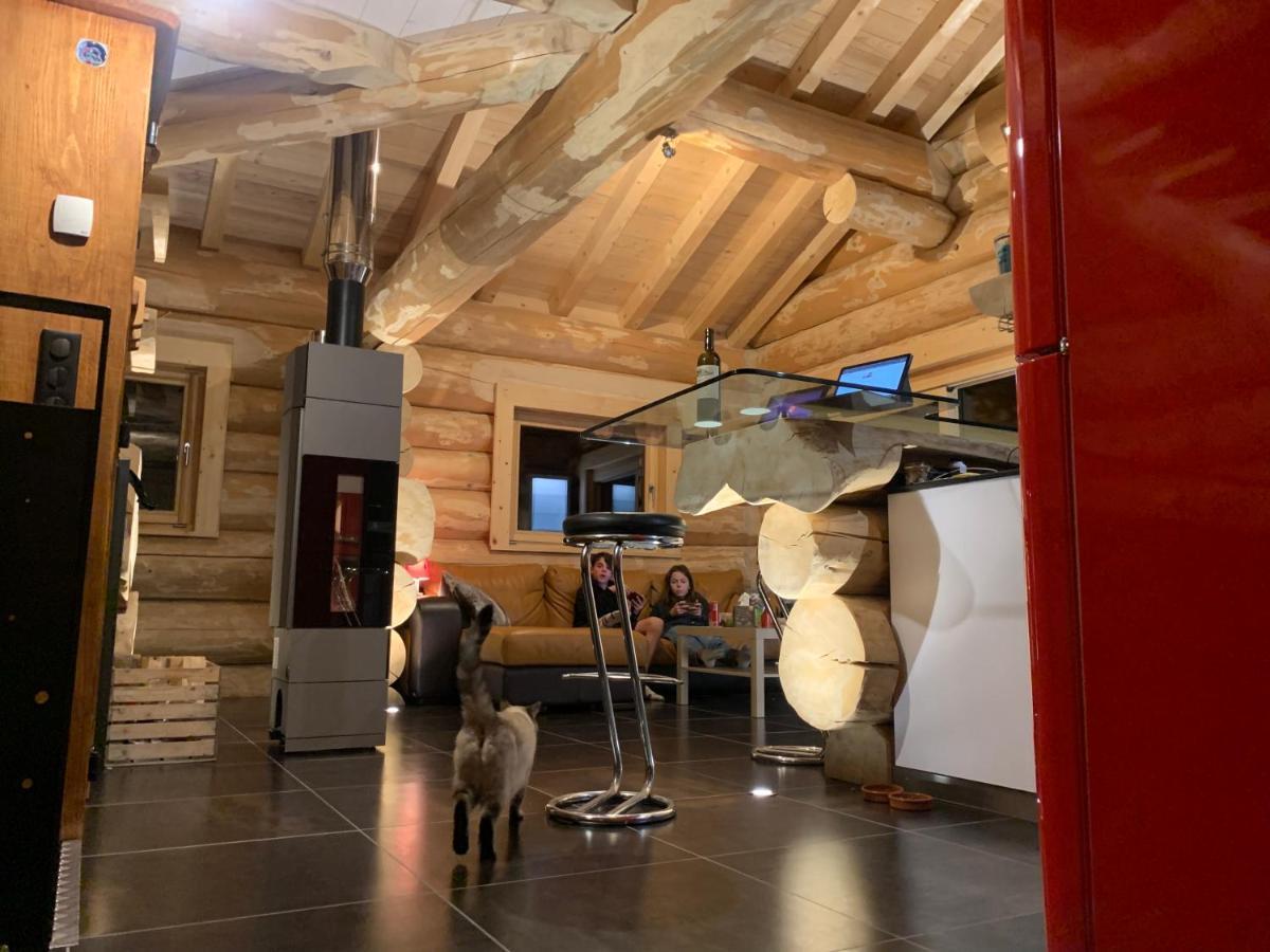 Chalet Anzac Chalet 5 Etoiles En Rondins Tout Neuf Unique Dans Les Aravis Les Villards-sur-Thônes Exteriér fotografie