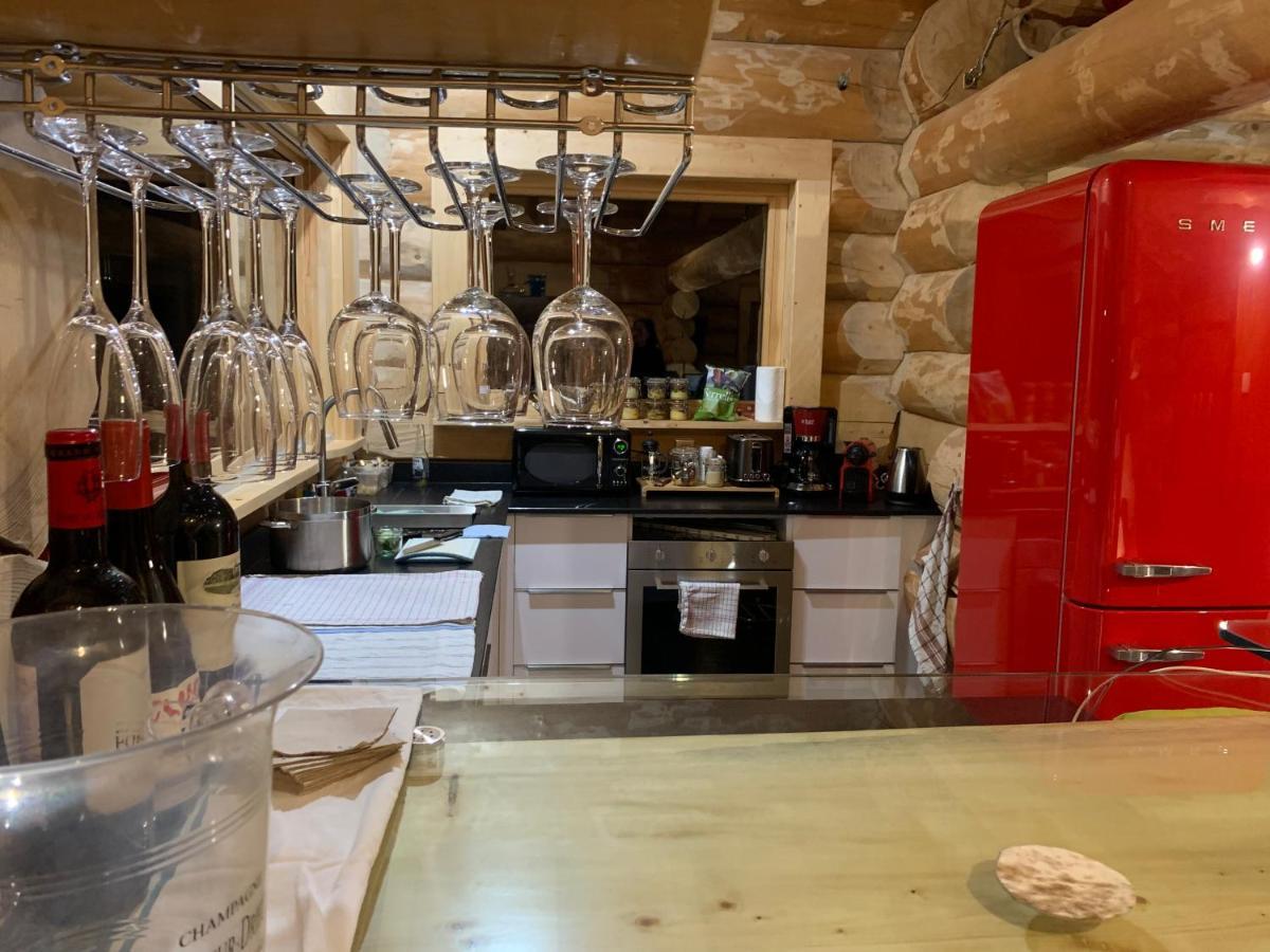 Chalet Anzac Chalet 5 Etoiles En Rondins Tout Neuf Unique Dans Les Aravis Les Villards-sur-Thônes Exteriér fotografie