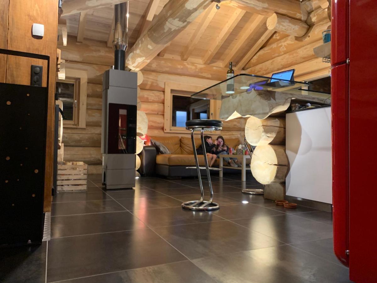 Chalet Anzac Chalet 5 Etoiles En Rondins Tout Neuf Unique Dans Les Aravis Les Villards-sur-Thônes Exteriér fotografie