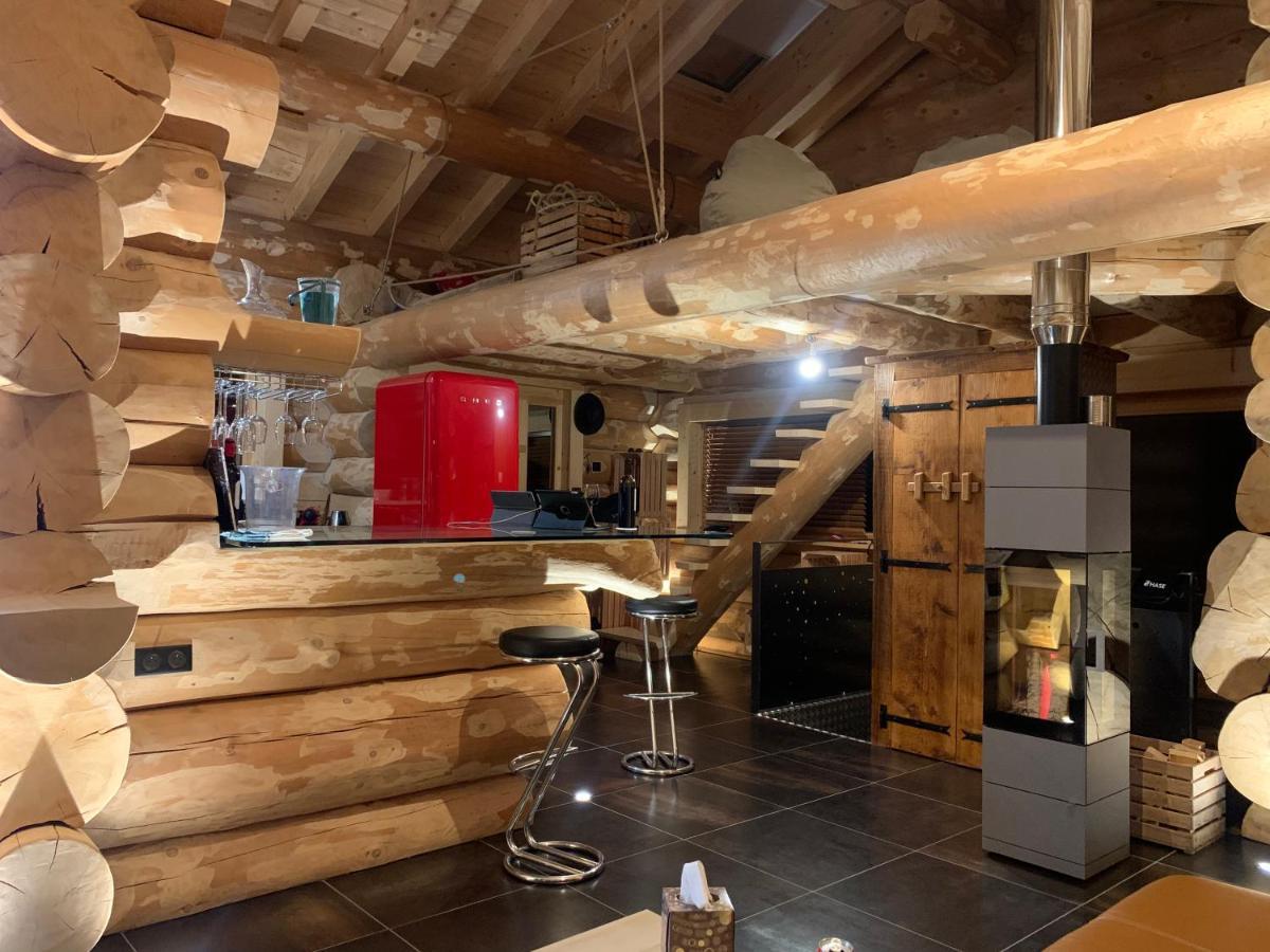 Chalet Anzac Chalet 5 Etoiles En Rondins Tout Neuf Unique Dans Les Aravis Les Villards-sur-Thônes Exteriér fotografie