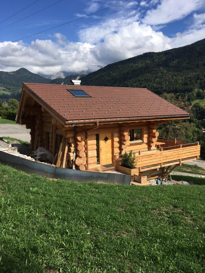 Chalet Anzac Chalet 5 Etoiles En Rondins Tout Neuf Unique Dans Les Aravis Les Villards-sur-Thônes Exteriér fotografie