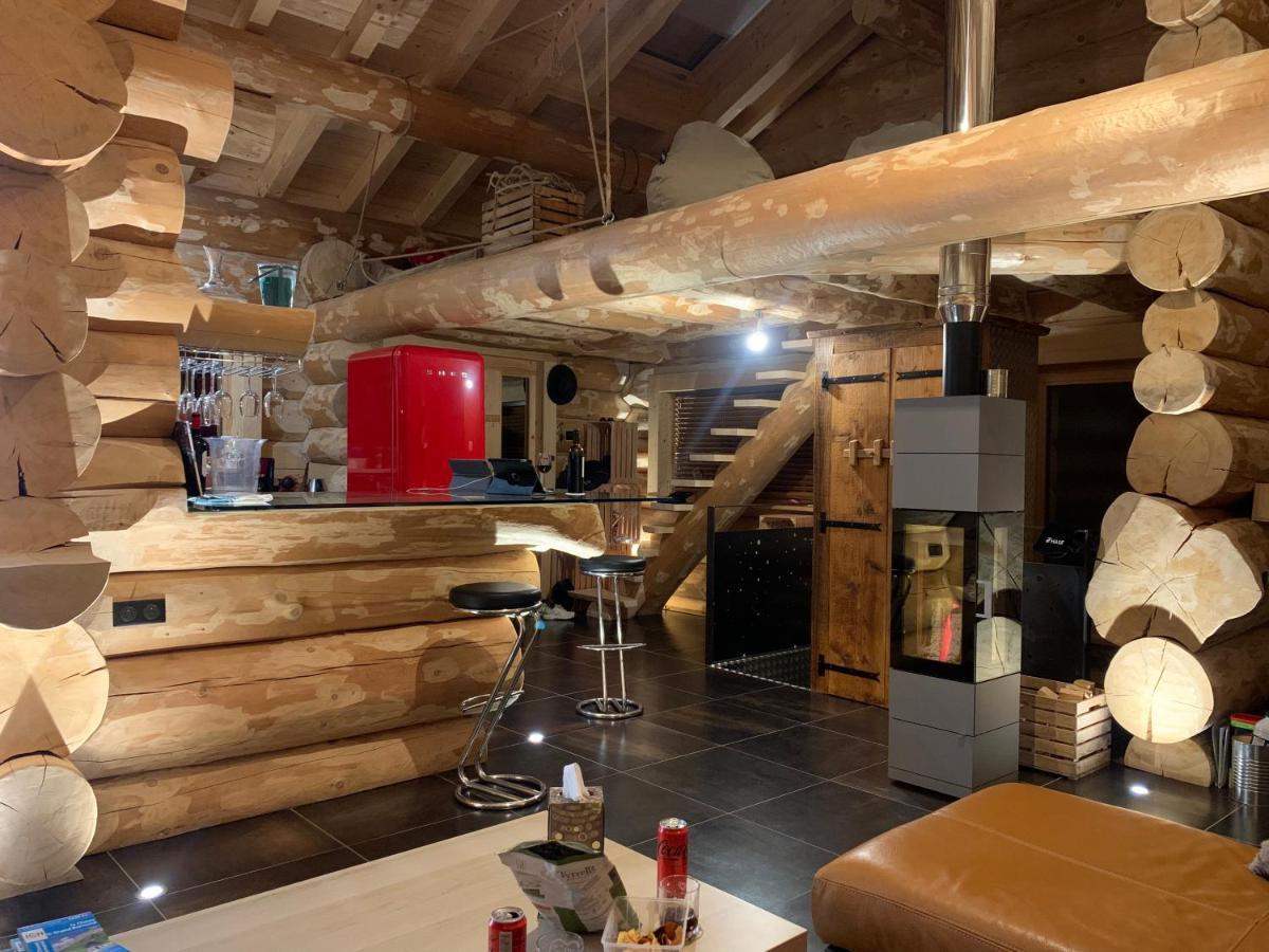Chalet Anzac Chalet 5 Etoiles En Rondins Tout Neuf Unique Dans Les Aravis Les Villards-sur-Thônes Exteriér fotografie