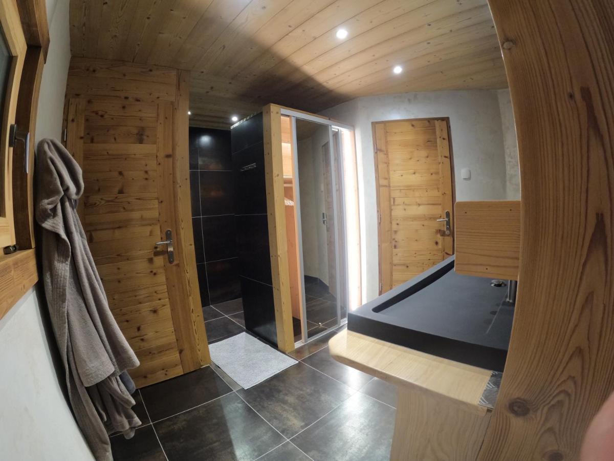 Chalet Anzac Chalet 5 Etoiles En Rondins Tout Neuf Unique Dans Les Aravis Les Villards-sur-Thônes Exteriér fotografie