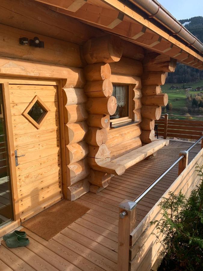 Chalet Anzac Chalet 5 Etoiles En Rondins Tout Neuf Unique Dans Les Aravis Les Villards-sur-Thônes Exteriér fotografie