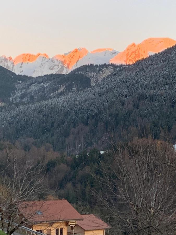 Chalet Anzac Chalet 5 Etoiles En Rondins Tout Neuf Unique Dans Les Aravis Les Villards-sur-Thônes Exteriér fotografie