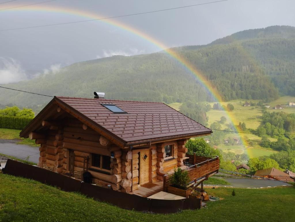 Chalet Anzac Chalet 5 Etoiles En Rondins Tout Neuf Unique Dans Les Aravis Les Villards-sur-Thônes Exteriér fotografie