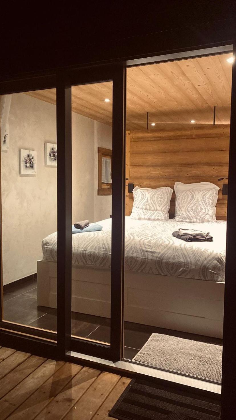 Chalet Anzac Chalet 5 Etoiles En Rondins Tout Neuf Unique Dans Les Aravis Les Villards-sur-Thônes Exteriér fotografie