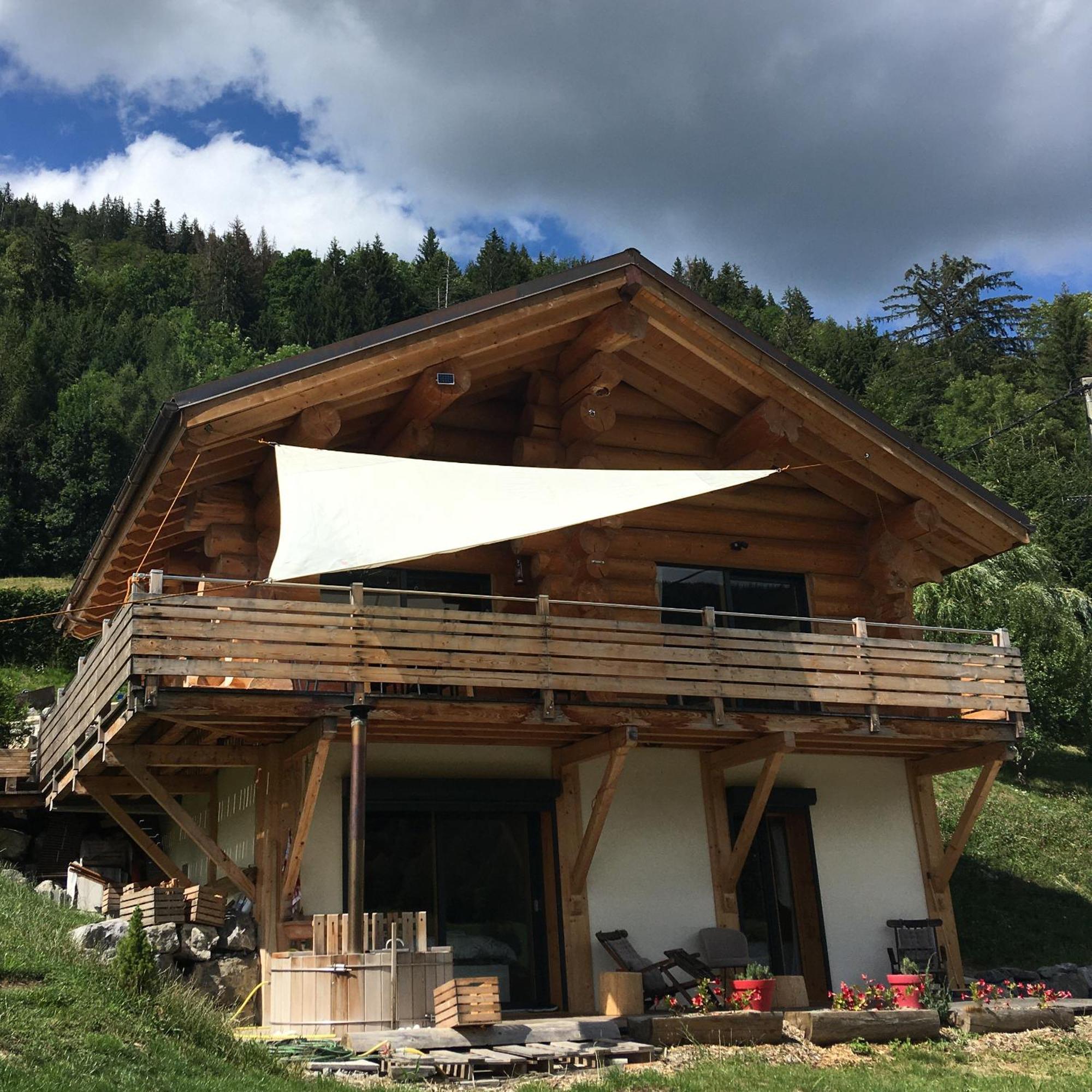 Chalet Anzac Chalet 5 Etoiles En Rondins Tout Neuf Unique Dans Les Aravis Les Villards-sur-Thônes Exteriér fotografie